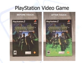 PlayStation Video Game BEFORE TOUCH AFTER TOUCH 