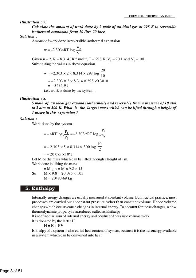 Thermodynamics Notes Thermodynamics Notes