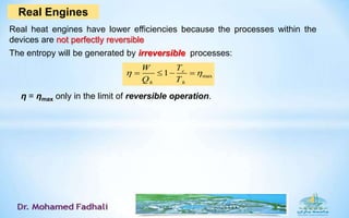 Real Heat Engines Notes.pdf Thermodynamic, part 5 | PPTX