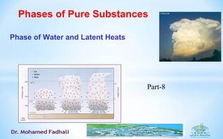 Phase of Water and Latent Heats
Phases of Pure Substances
Part-8
 