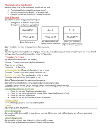 thermodynamics notes for gate | PDF