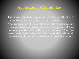 First Law of Thermodynamics
• The First Law of Thermodynamics states that heat is a form of
energy, and thermodynamic proc...
