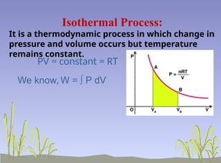 Laws of thermodynamics - Isothermal and Adiabatic Process pptx | PPTX