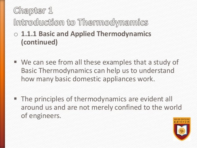 Thermodynamics chapter 1 essay examples Thermodynamics chapter 1 essay examples picture