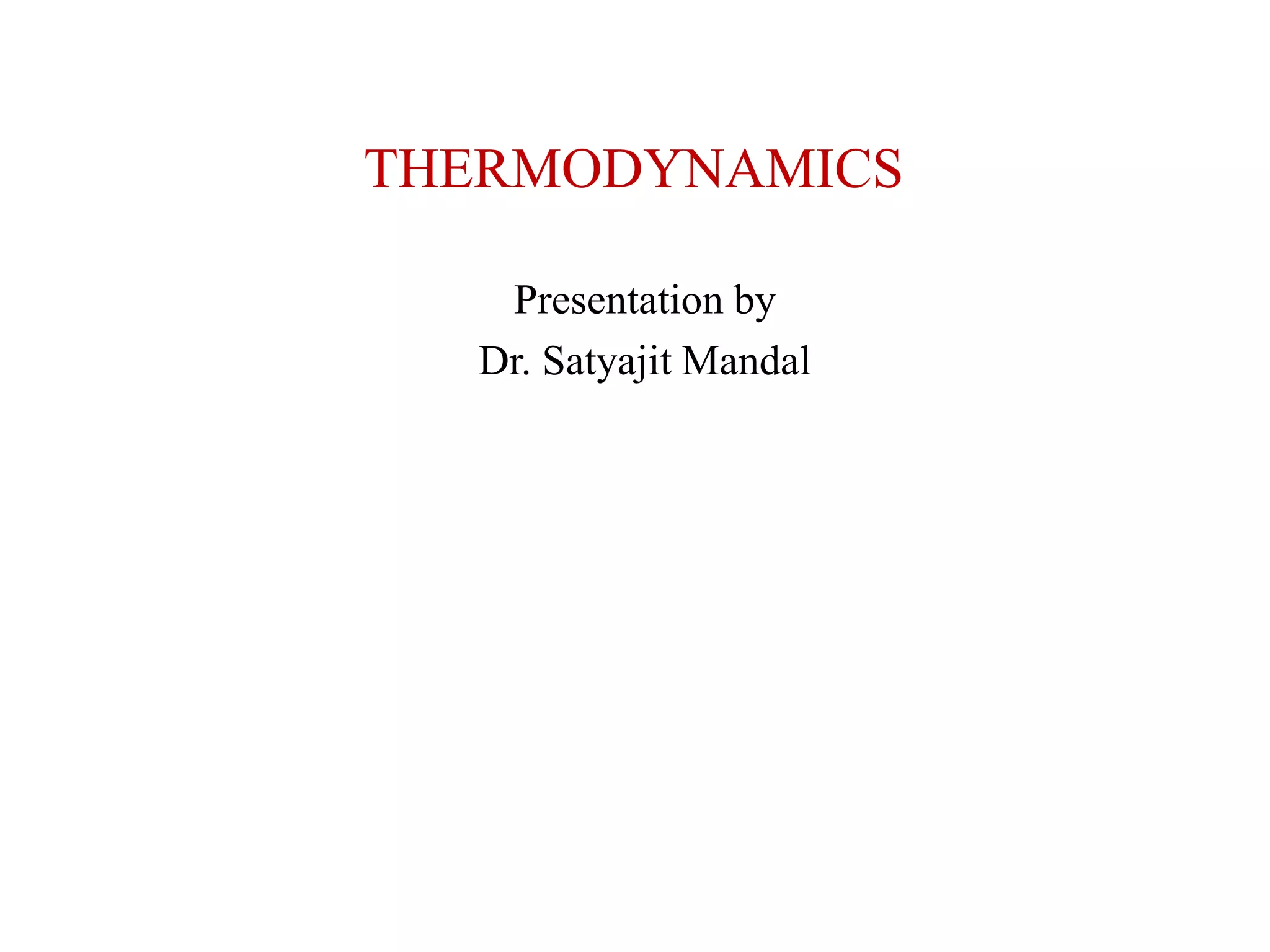 Thermodynamics Lecture Notes Part1 Pptx