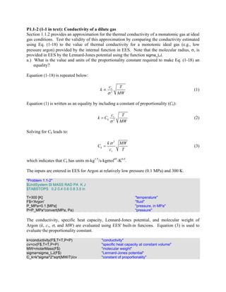 Complete Solved Problems - Thermodynamics by Klein & Nellis | PDF