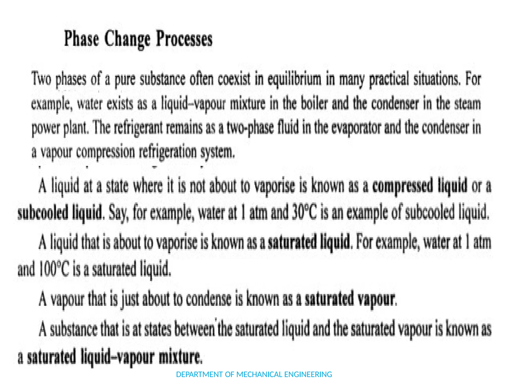 DEPARTMENT OF MECHANICAL ENGINEERING
 