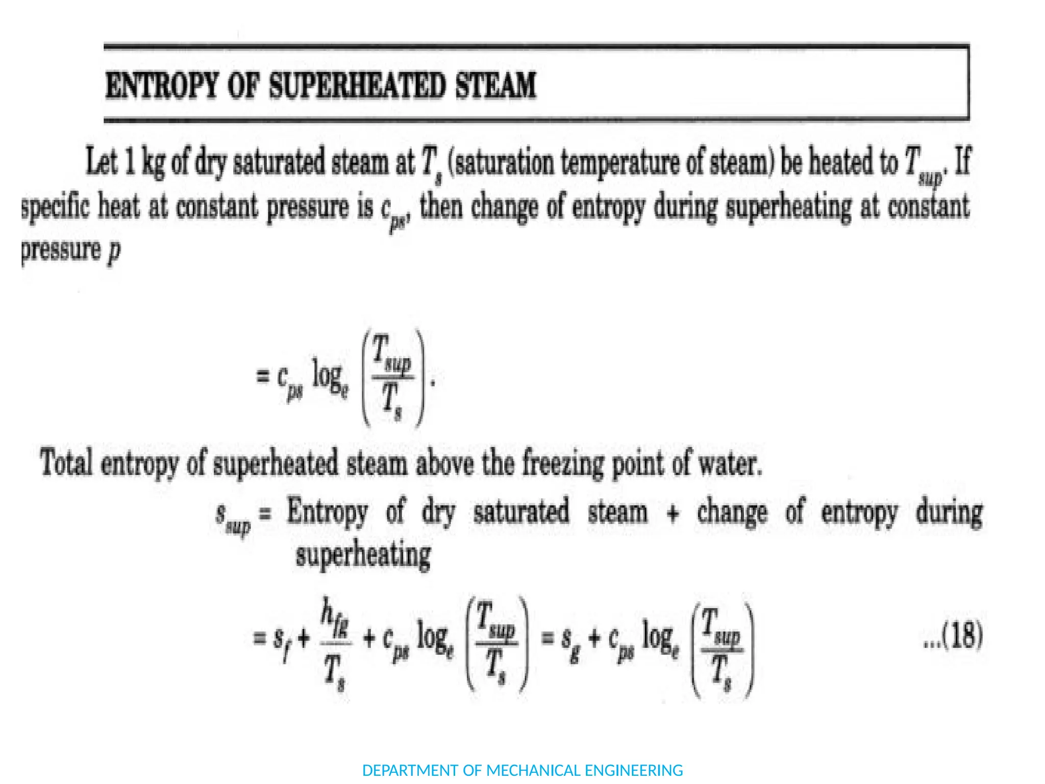 DEPARTMENT OF MECHANICAL ENGINEERING
 