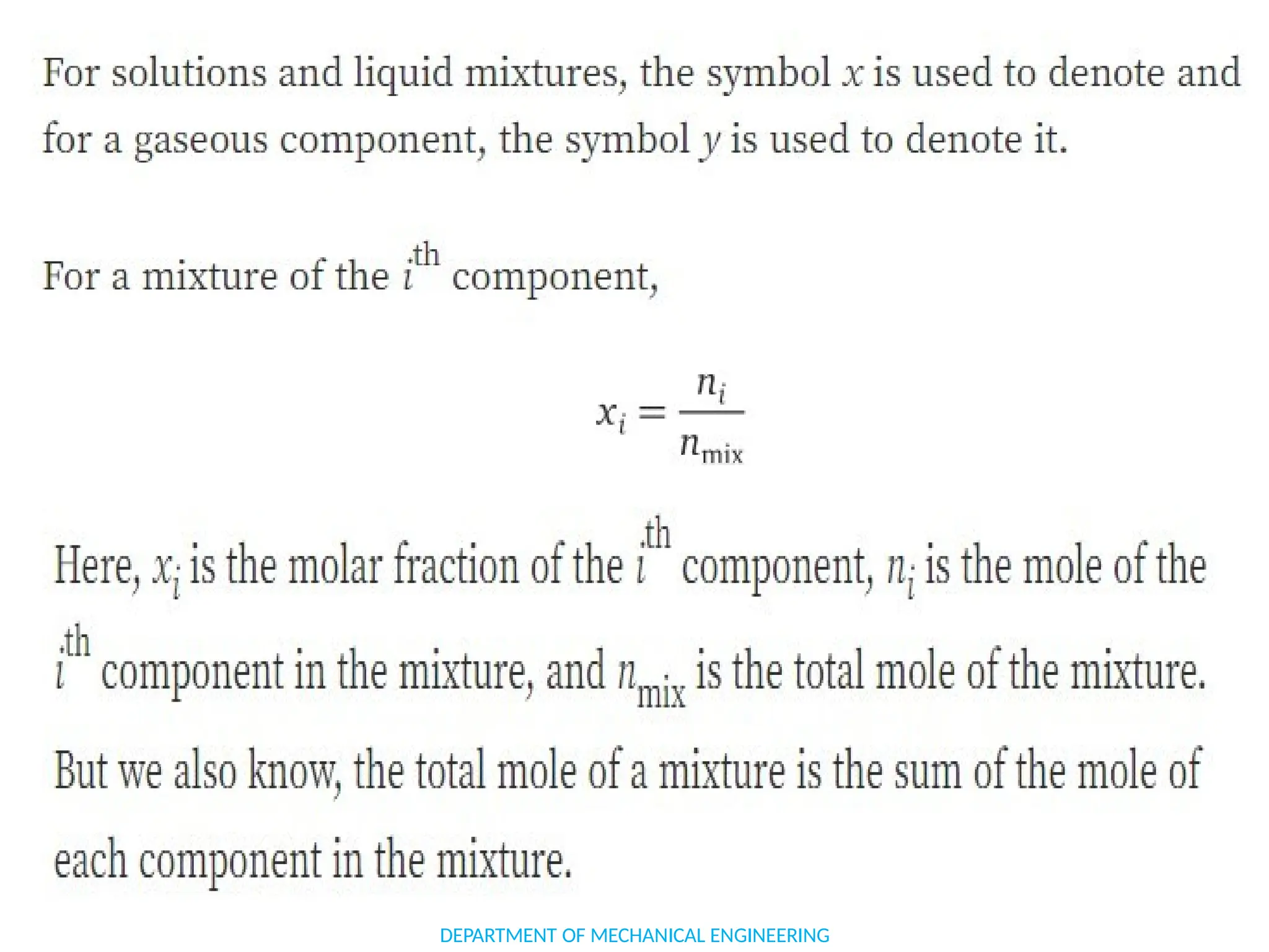 DEPARTMENT OF MECHANICAL ENGINEERING
 