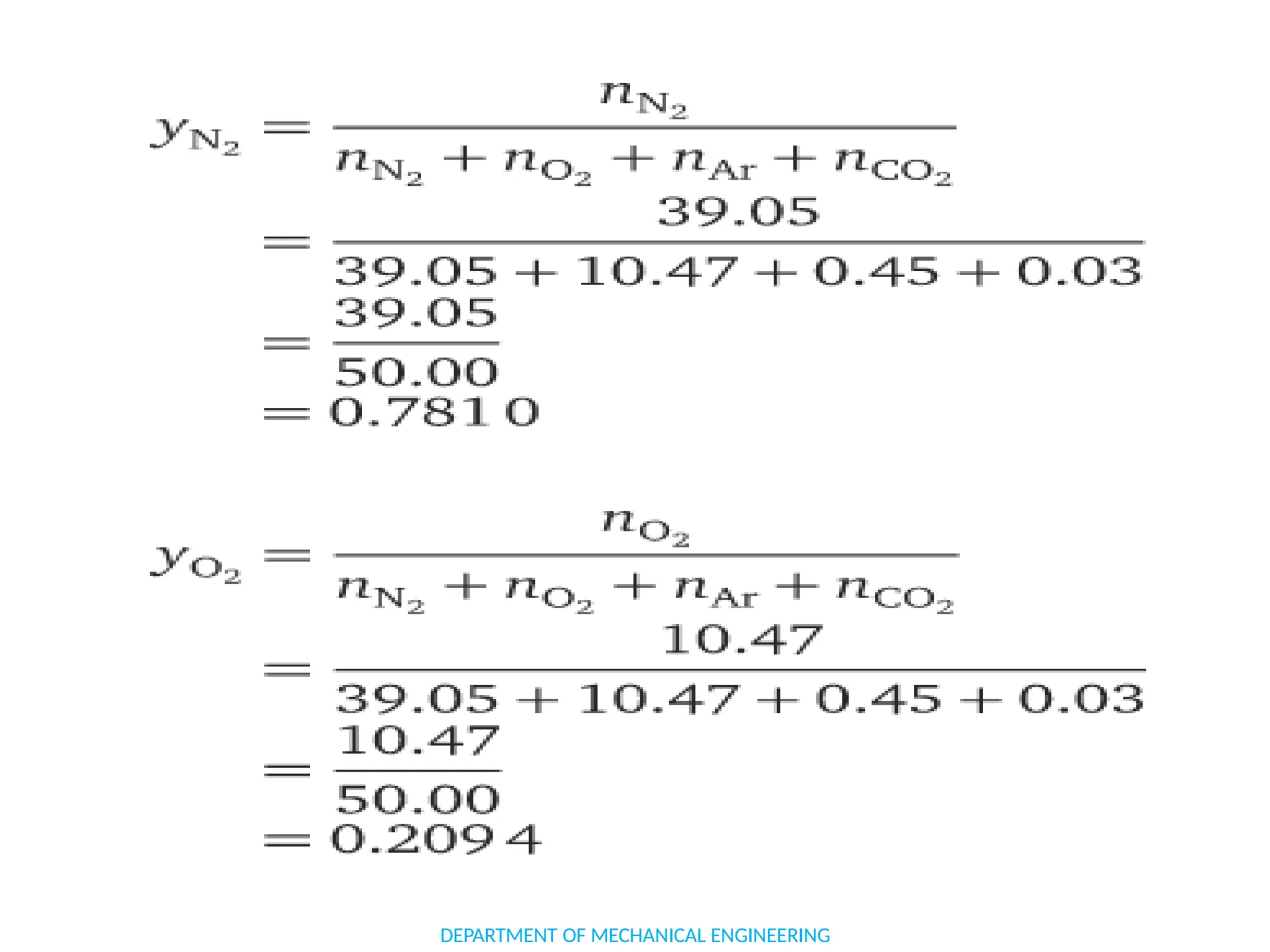 DEPARTMENT OF MECHANICAL ENGINEERING
 
