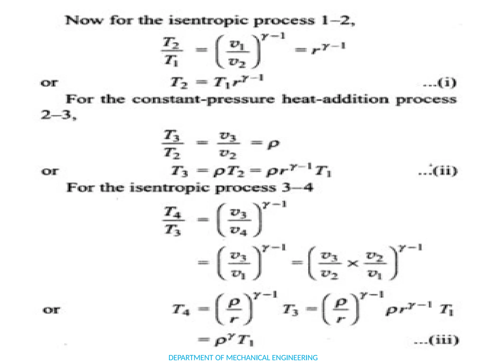 DEPARTMENT OF MECHANICAL ENGINEERING
 
