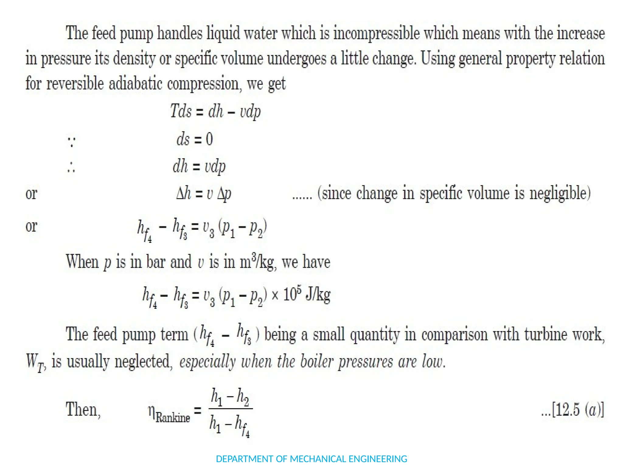 DEPARTMENT OF MECHANICAL ENGINEERING
 