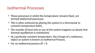 Introduction to Thermodynamics and first law | PPTX