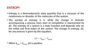 Introduction to Thermodynamics and its second and third law | PPTX