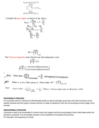 Reversible Process Formula Thermodynamics note introduction, basic,laws of thermodynamics,exergy ...