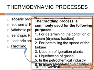Thermodynamics of thermal power plants | PPTX