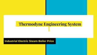 Thermodyne Engineering System
Industrial Electric Steam Boiler Price
 