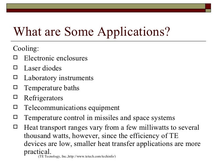 working of thermoelectric refrigeration system
