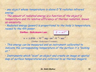  Thermography is completely safe and uses no radiation.6Dr. Nidhi Mathur