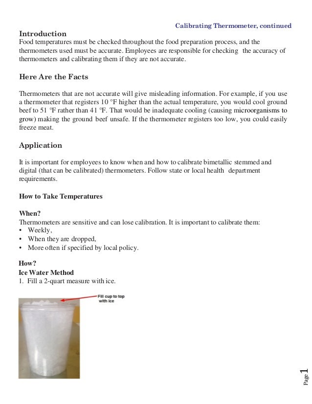 thermometer calibration guidelines complete bocklet 2 thermometer calibration log