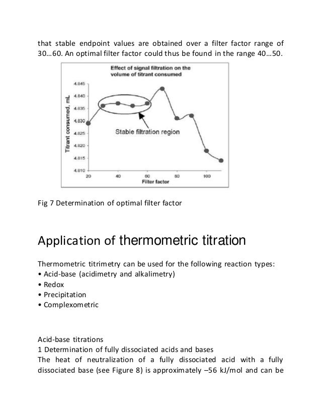 Thermometiric titration