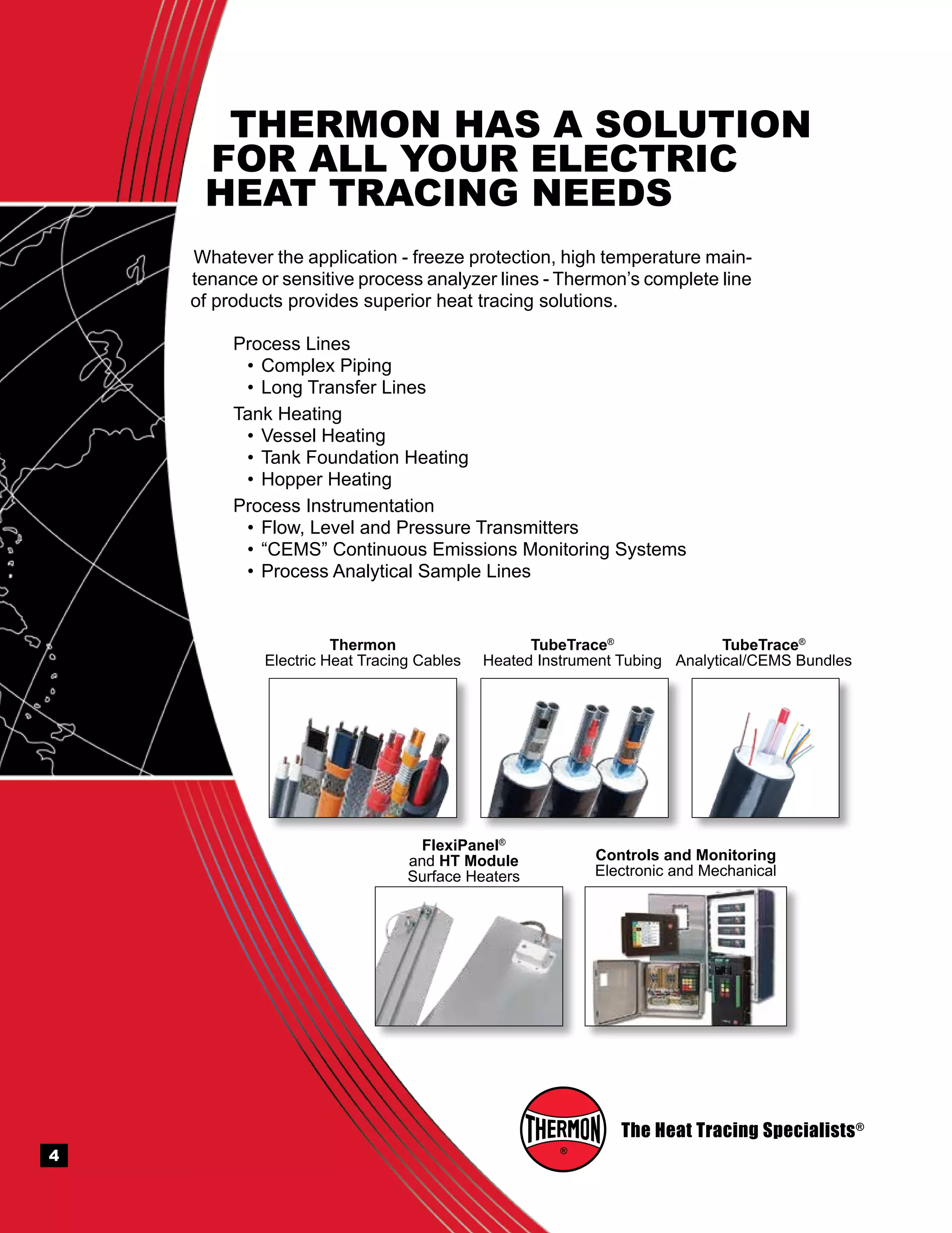 Thermon overview brochure for all Heat Tracing needs PDF