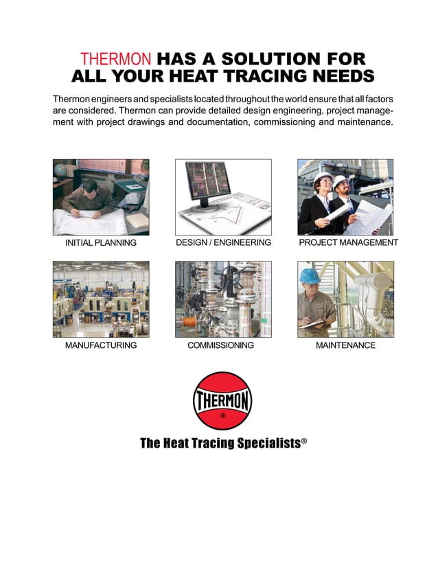 Thermon overview brochure for all Heat Tracing needs PDF