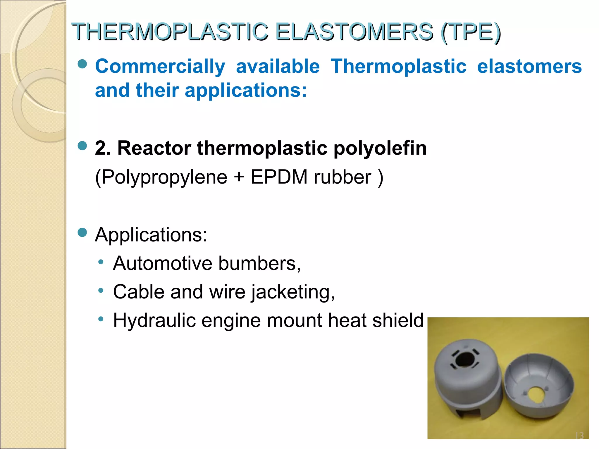 Thermoplastic elastomers (TPE) | PPT