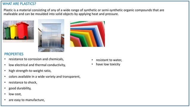 Thermoplastics and thermosetting plastics | PPTX | Chemistry | Science
