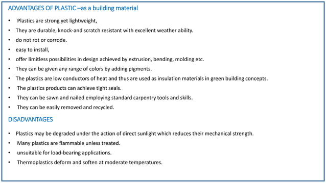 Thermoplastics and thermosetting plastics | PPTX | Chemistry | Science