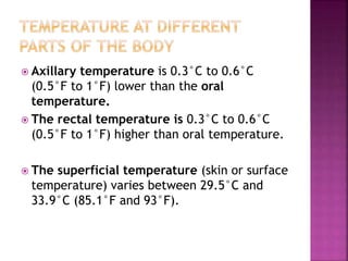 THERMOREGULATION A topic that is related to anesthesia | PPTX