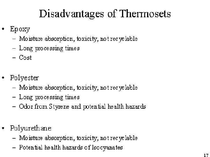 Thermosets