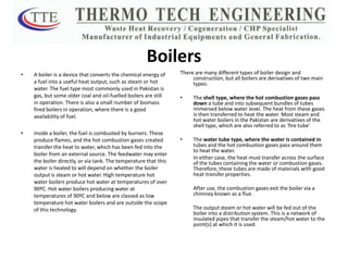 Thermo Tech Engineering (Tte) | PPTX