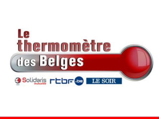 Le thermomètre des Belges