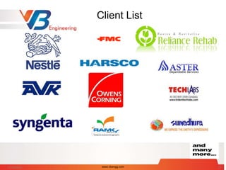 Client List
11/15/2014 www.vbengg.com 27
 