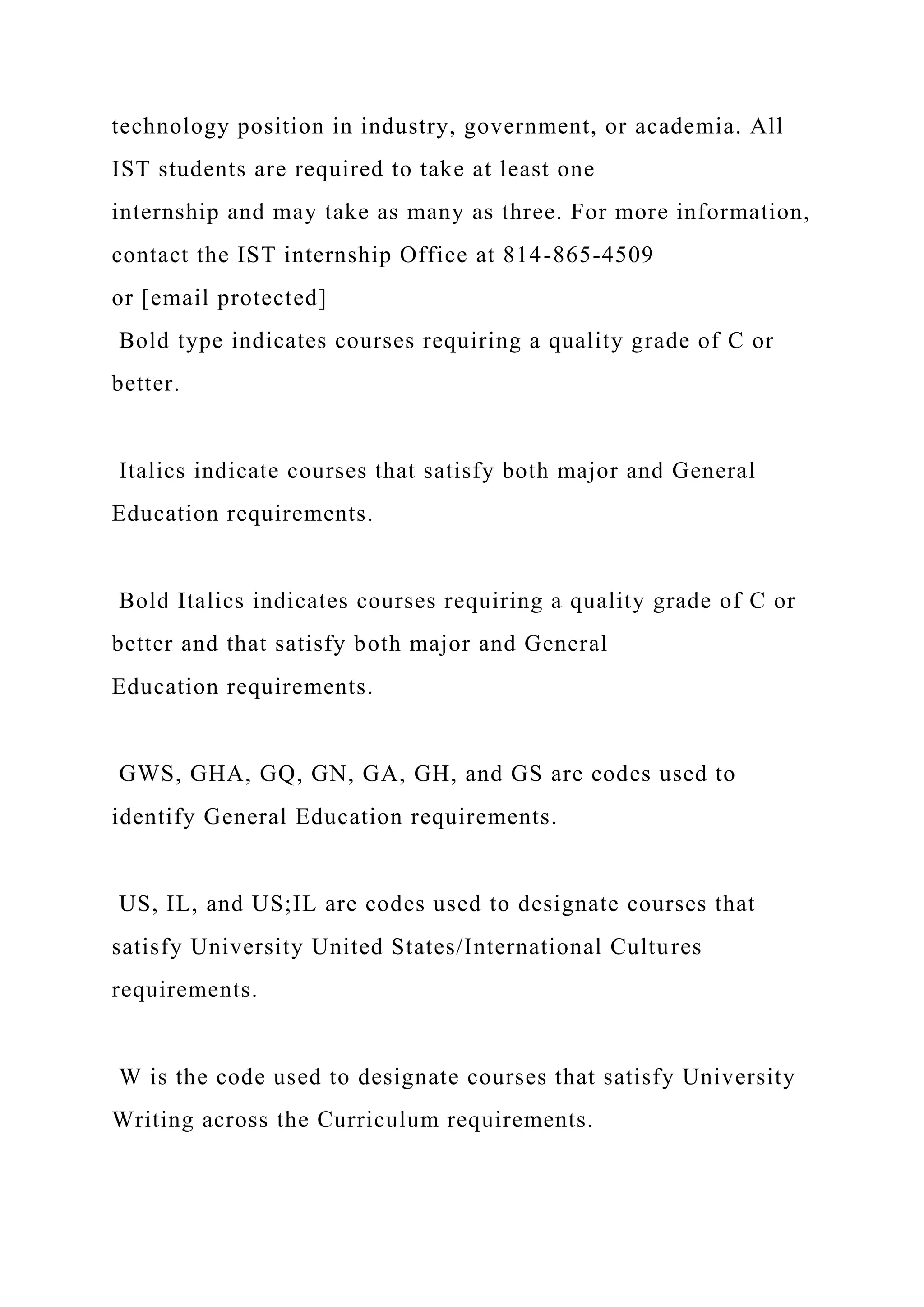 Course Bulletin Psu - k8aveni