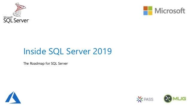 The roadmap for sql server 2019