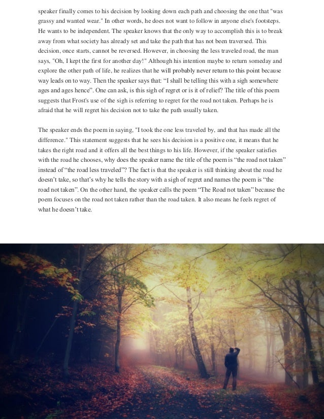 Robert frost figurative language essay