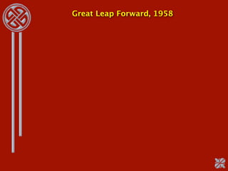 Great Leap Forward, 1958
 