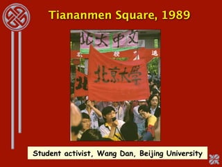 Tiananmen Square, 1989




Student activist, Wang Dan, Beijing University
 