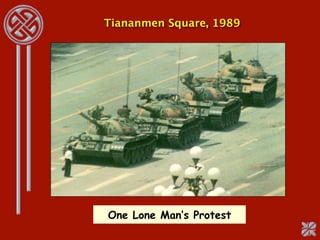 Tiananmen Square, 1989




One Lone Man’s Protest
 