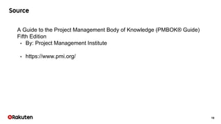 19
A Guide to the Project Management Body of Knowledge (PMBOK® Guide)
Fifth Edition
• By: Project Management Institute
• h...
