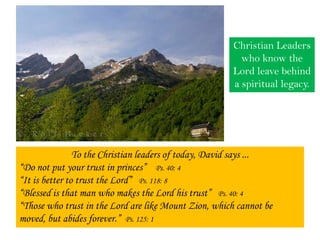  His victory over Goliath and other victories elevated him to be the captain of a 1000.  