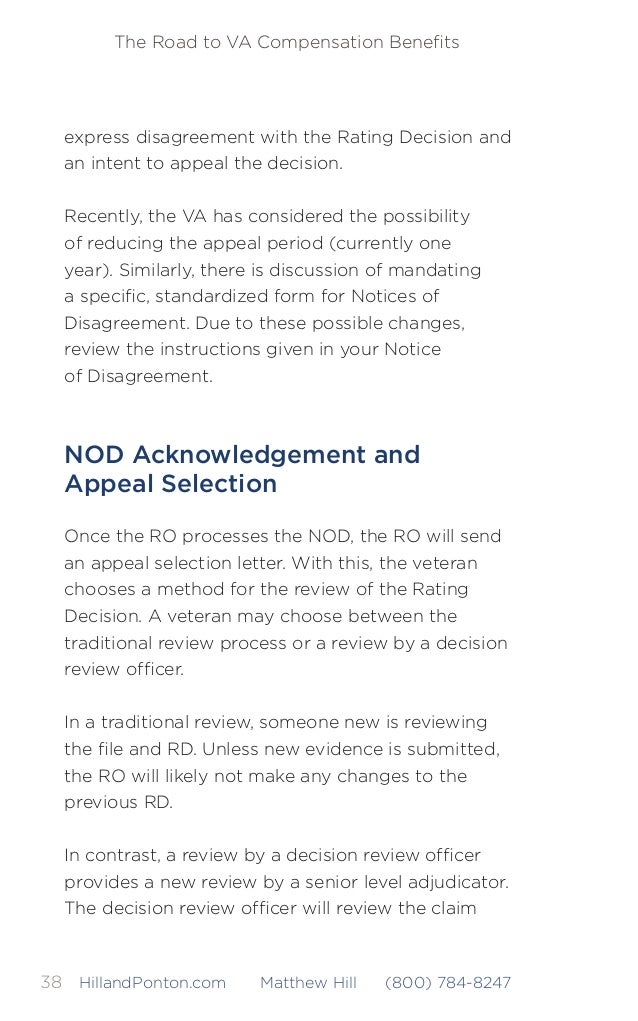 the road to va compensation benefits 44 638 jpg cb 1408446593 va decision letter