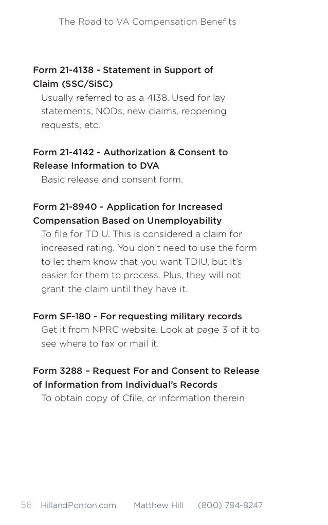 the road to va compensation benefits 62 638 jpg cb 1408446593 form 21 8940