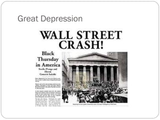 Great Depression
 