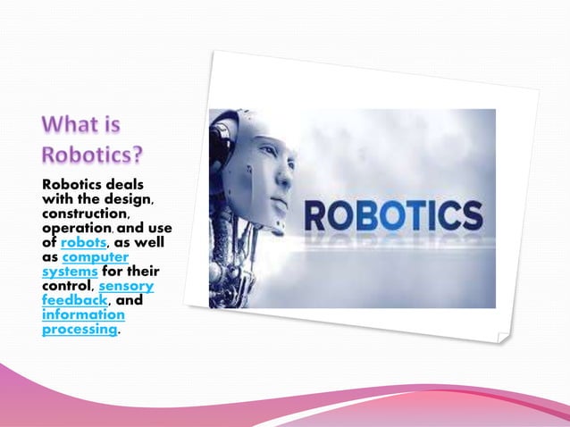 The robotics | PPT