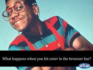 What happens when you hit enter in the browser bar?

 