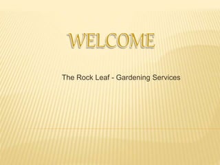 The Rock Leaf - Gardening Services
 