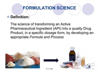 The role and added value of proper formulation development | PPT